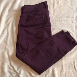 Dark purple jeggings